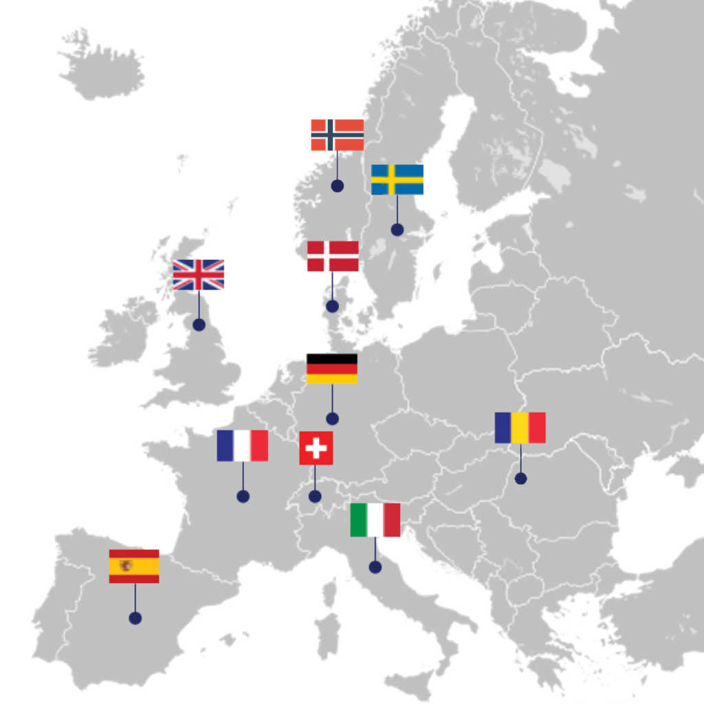 Harta Europei Prosigna